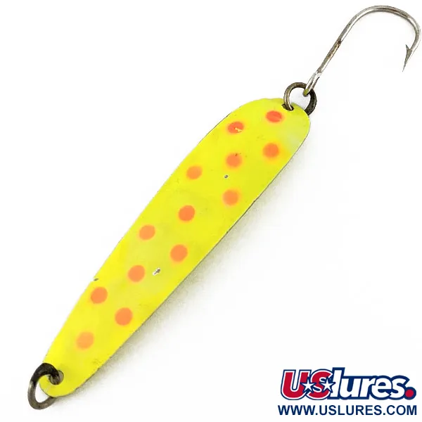 Vintage   Luhr Jensen Flutter 44 UV, 3/16oz  fishing spoon #19372