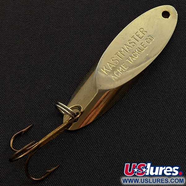 Vintage  Acme Kastmaster, 3/8oz gold fishing spoon #19420