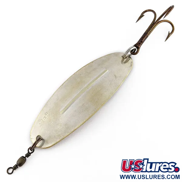 Vintage   Williams Wabler W70, 1oz brass fishing spoon #19467