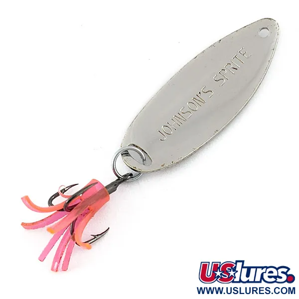 Vintage   Johnson Sprite, 1/4oz nickel fishing spoon #19471
