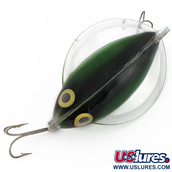 Vintage  TraveLure Trav-L-Plug , 3/4oz green fishing lure #21521