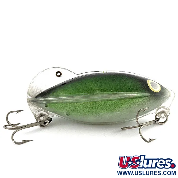 Vintage  TraveLure Trav-L-Plug , 3/4oz green fishing lure #21521