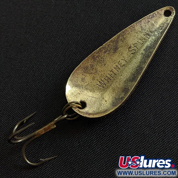 Vintage  Acme Whitney  Spinny, 1/3oz brass fishing spoon #19498
