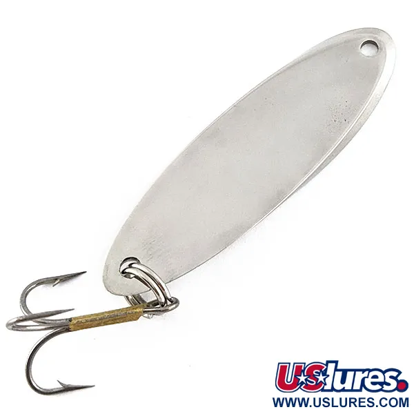 Vintage  Acme Kastmaster, 3/4oz nickel/green fishing spoon #19504