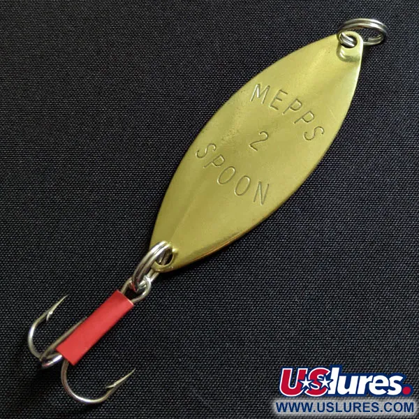 Vintage   Mepps Spoon 2, 1/4oz brass fishing spoon #19522