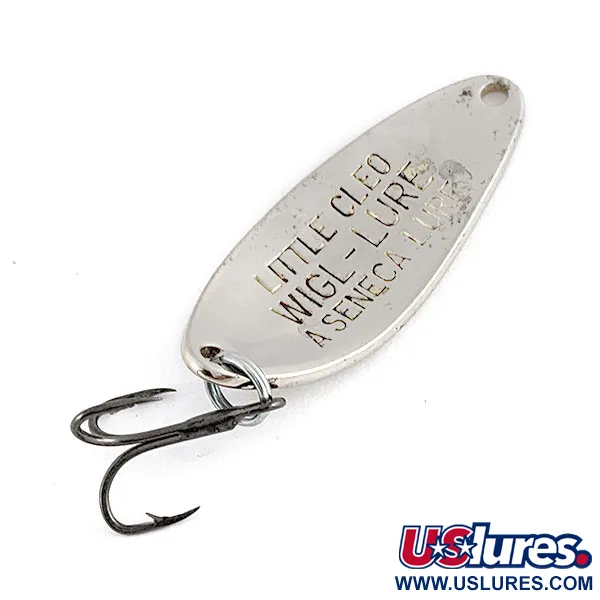 Vintage   Seneca Little Cleo, 1/4oz nickel fishing spoon #19536