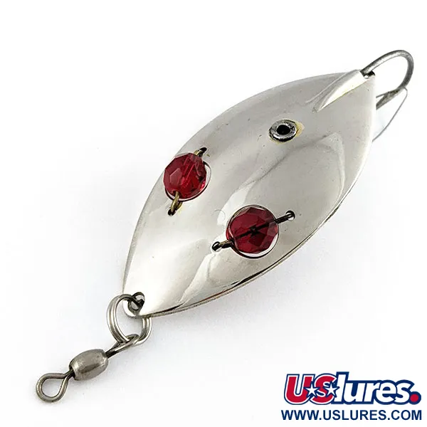 Vintage  Eppinger Red Eye Wiggler Weedless, 1oz  fishing spoon #19543