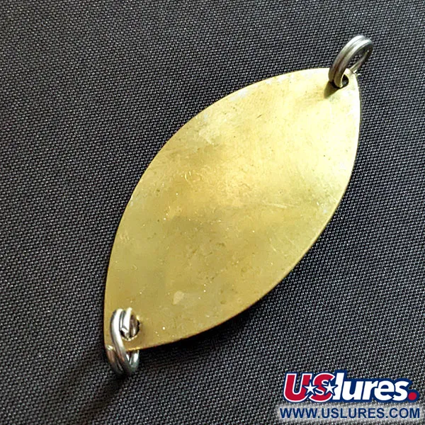 Vintage  Williams Lake Clear Wabbler, 3/16oz brass fishing spoon #19600