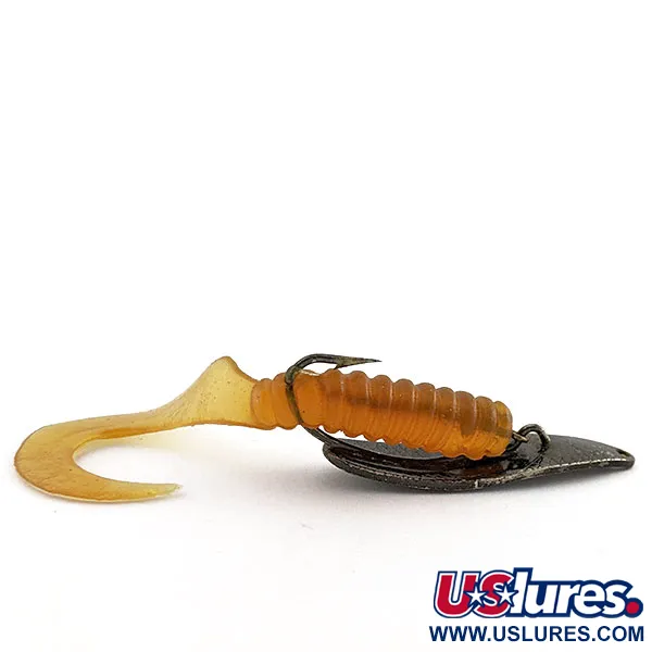 Vintage   Mepps Timber Doodle 0, 1/4oz black fishing spoon #19650