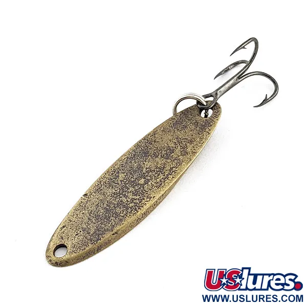 Vintage  Acme Kastmaster, 1/4oz brass fishing spoon #19667