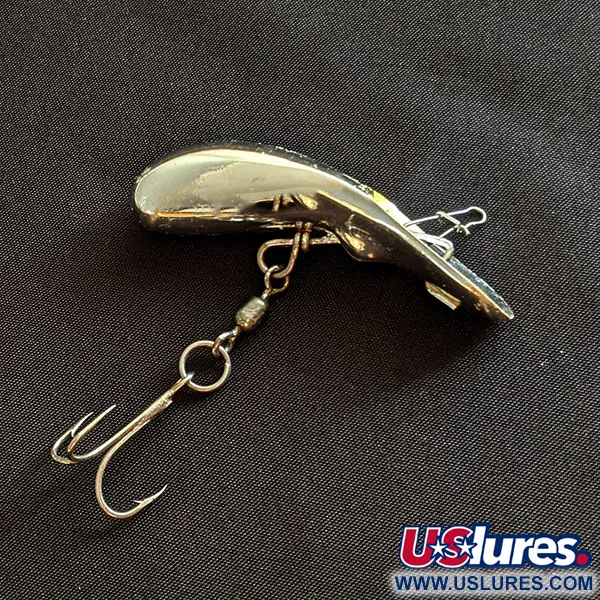 Vintage   Luhr Jensen Fire Plug, 3/16oz Silver fishing lure #19699