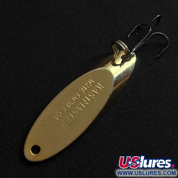 Vintage  Acme Kastmaster, 1/4oz gold fishing spoon #19701