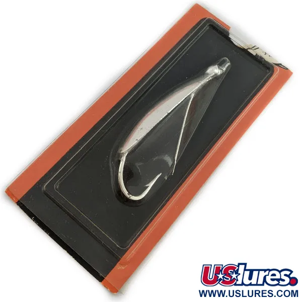   Johnson Silver Minnow (1970s), 2/5oz silver fishing spoon #19715