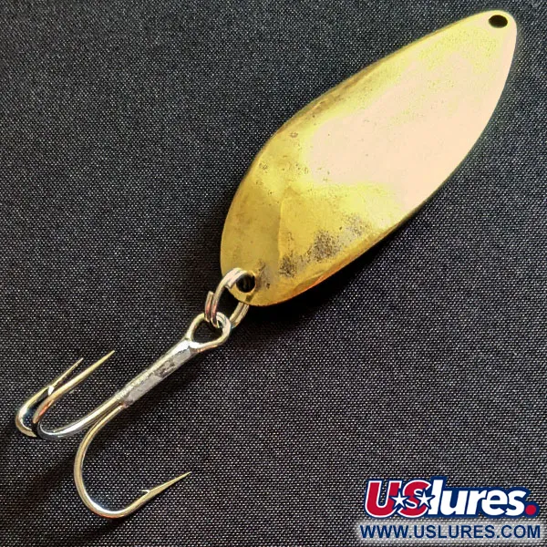 Vintage  Seneca Little Cleo (Hula Girl), 3/4oz gold fishing spoon #19735