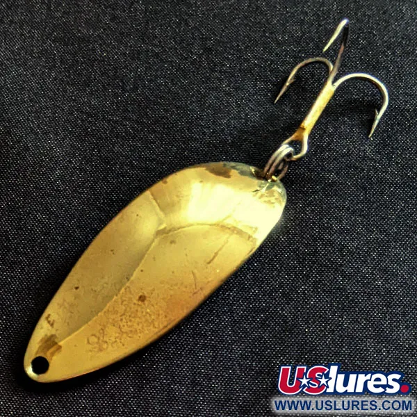 Vintage  Seneca Little Cleo (Hula Girl), 1/2oz gold fishing spoon #19736