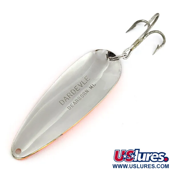 Vintage  Eppinger Rok’t Dardevle, 1 3/4oz Honeycomb Crash fishing spoon #19748