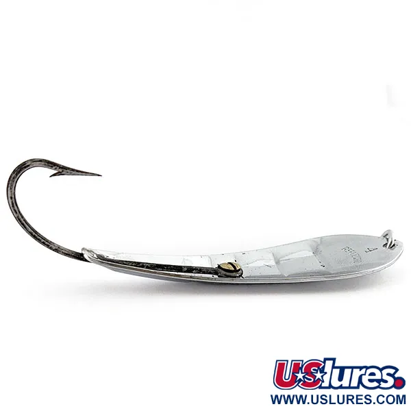 Vintage  Luhr Jensen Reflecto Spoon #4, 3/5oz nickel fishing spoon #19770