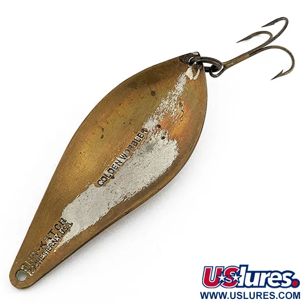 Vintage  Other Sur-katch Golden Wobbler, 1oz  fishing spoon #19772