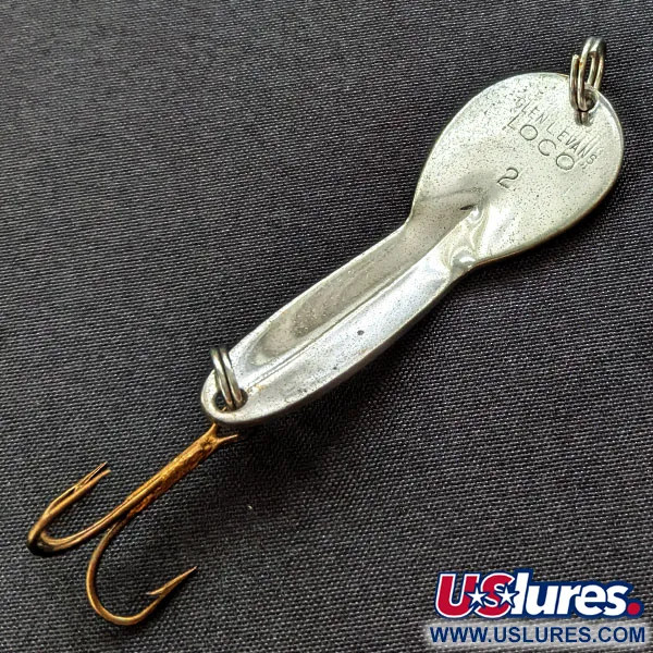 Vintage   Glen Evans Loco 2, 1/4oz  fishing spoon #19781