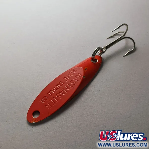 Vintage  Acme Kastmaster, 1/8oz nickel/red fishing spoon #19785