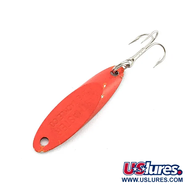 Vintage  Acme Kastmaster, 1/8oz nickel/red fishing spoon #19785