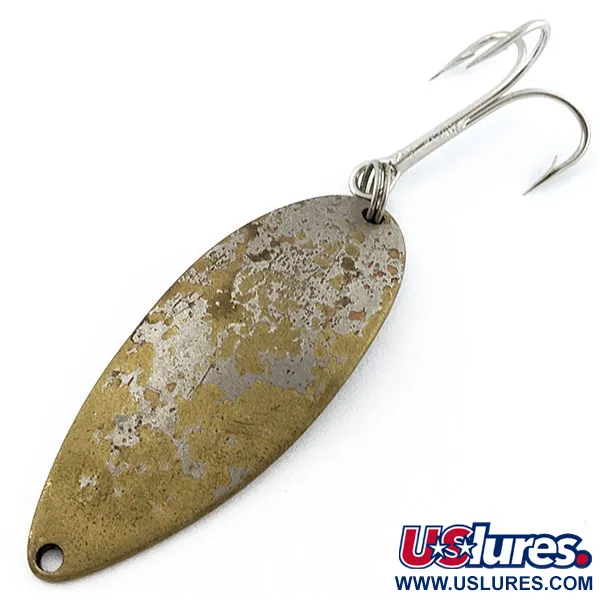 Vintage   Acme Little Cleo, 3/4oz brass fishing spoon #19788