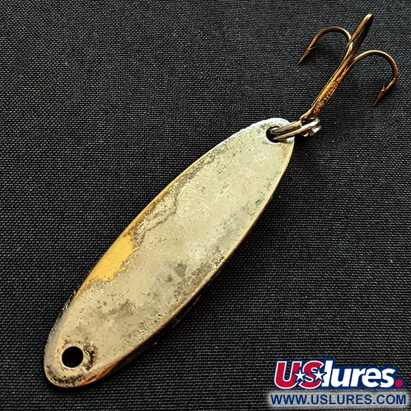 Vintage  Acme Kastmaster, 3/8oz gold/nickel fishing spoon #19832