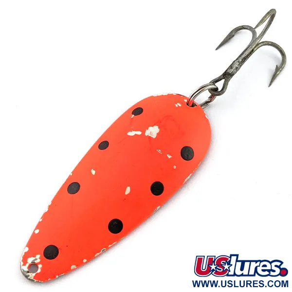 Vintage  Eppinger Dardevle Dardevlet, 3/4oz Ladybug fishing spoon #19836