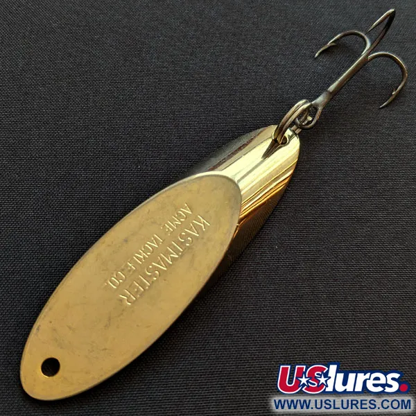 Vintage  Acme Kastmaster, 1oz gold fishing spoon #19838