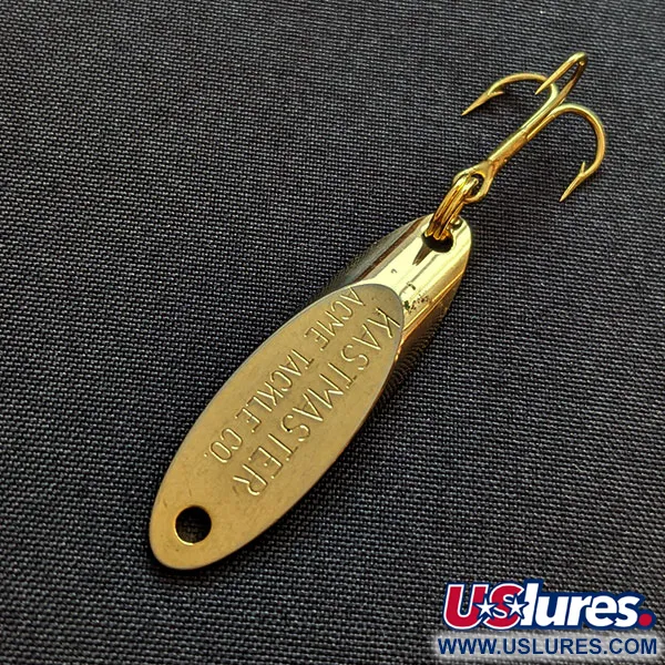 Vintage  Acme Kastmaster, 1/8oz gold fishing spoon #19840