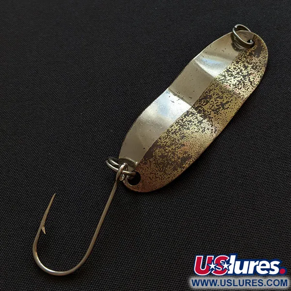 Vintage   Shoff's Freak , 3/16oz nickel/brass fishing spoon #19841