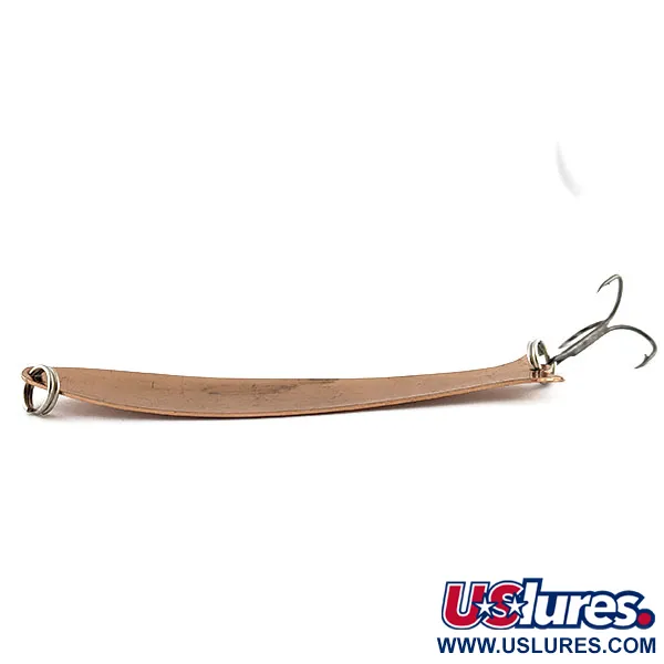 Vintage   Acme Flash-King Wobbler, 1/3oz copper fishing spoon #19858