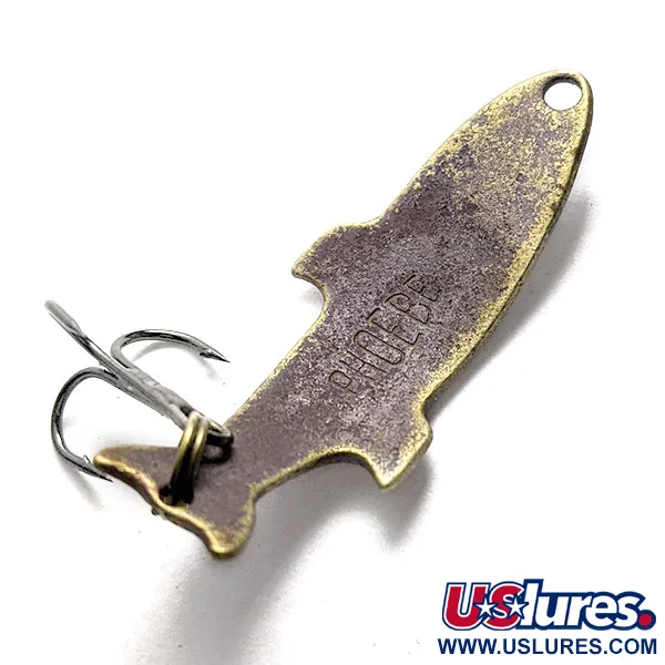 Vintage   Acme Phoebe, 1/8oz brass fishing spoon #19867