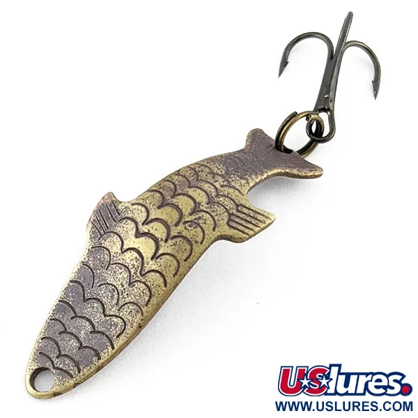 Vintage   Acme Phoebe, 1/8oz brass fishing spoon #19867