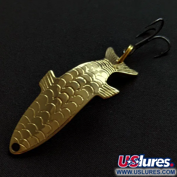 Vintage   Acme Phoebe, 1/4oz gold fishing spoon #19875