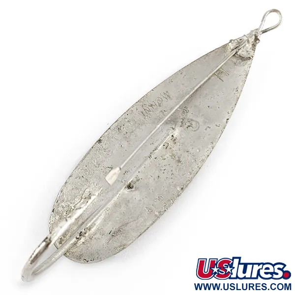 Vintage   Johnson Silver Minnow, 3/4oz nickel fishing spoon #19887