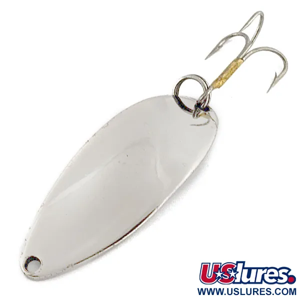 Vintage  Seneca Little Cleo (Hula Girl), 2/3oz nickel fishing spoon #19905