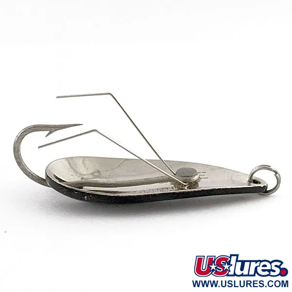 Vintage  Eppinger Dardevle Spinnie  weedless, 1/3oz Black Devle fishing spoon #19918