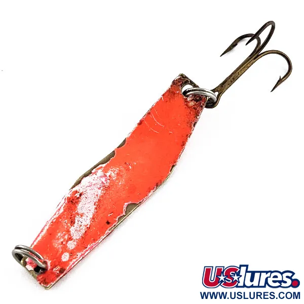 Vintage  Z-RAY Lures Z-ray, 1/4oz pink UV fishing spoon #19919