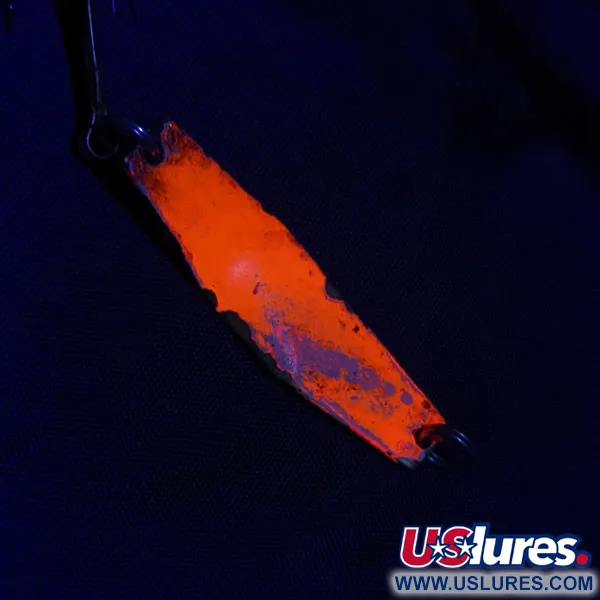 Vintage  Z-RAY Lures Z-ray, 1/4oz pink UV fishing spoon #19919