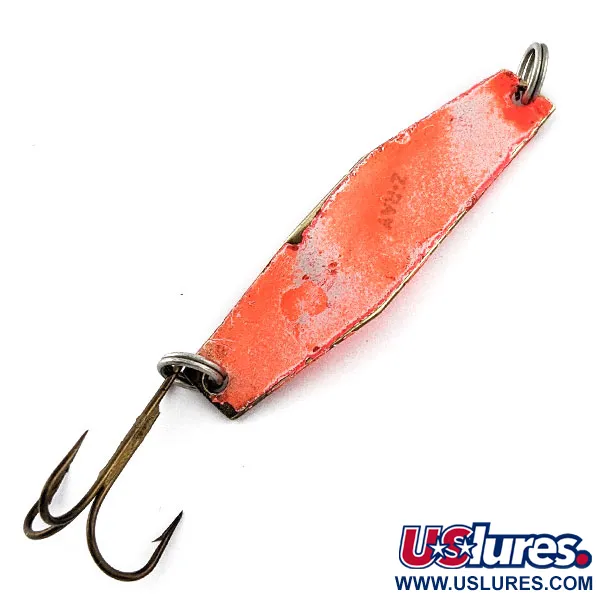 Vintage  Z-RAY Lures Z-ray, 1/4oz pink UV fishing spoon #19919