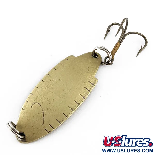 Vintage   Thomas Buoyant, 1/4oz brass fishing spoon #19925