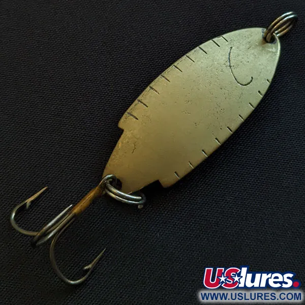 Vintage   Thomas Buoyant, 1/4oz brass fishing spoon #19925
