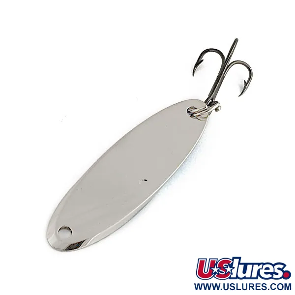 Vintage  Acme Kastmaster, 1/4oz nickel/blue fishing spoon #19933