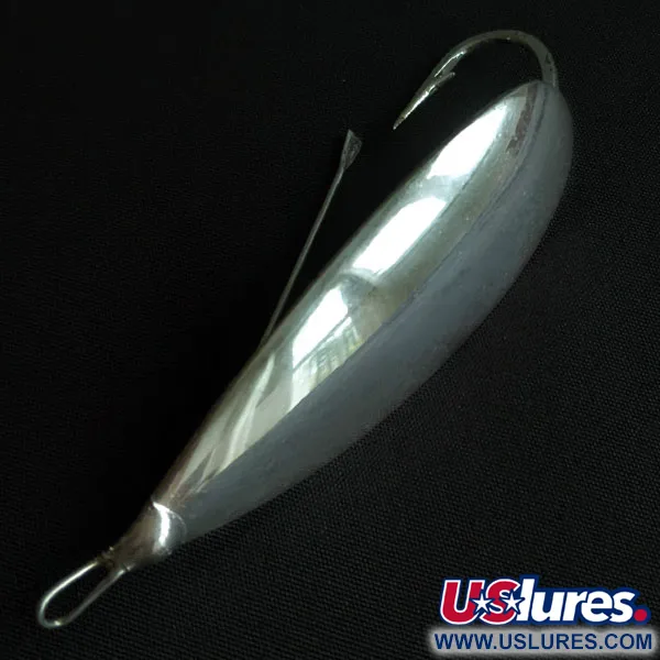 Vintage   Johnson Silver Minnow, 3/4oz silver fishing spoon #19936