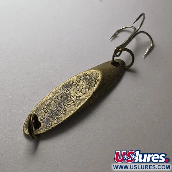 Vintage  Acme Kastmaster, 1/8oz brass fishing spoon #19942