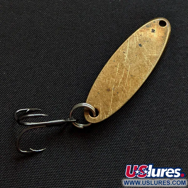 Vintage  Acme Kastmaster, 1/4oz brass fishing spoon #19943