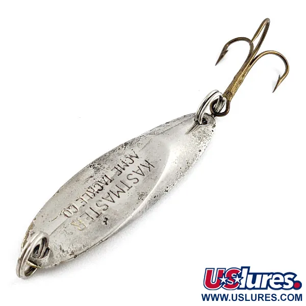 Vintage  Acme Kastmaster, 3/8oz nickel fishing spoon #19944