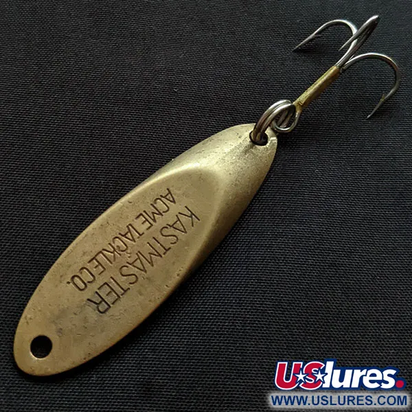 Vintage  Acme Kastmaster, 1/2oz brass fishing spoon #19959