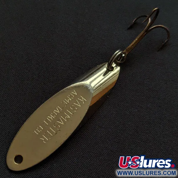 Vintage  Acme Kastmaster, 3/8oz gold fishing spoon #19964